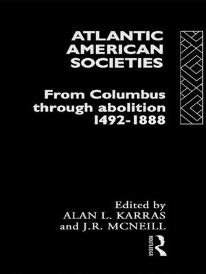 cover image of Atlantic American Societies